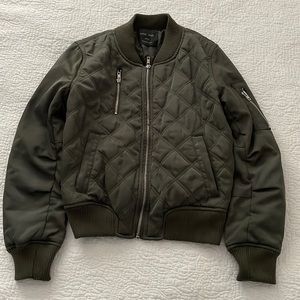 Green Bomber Jacket